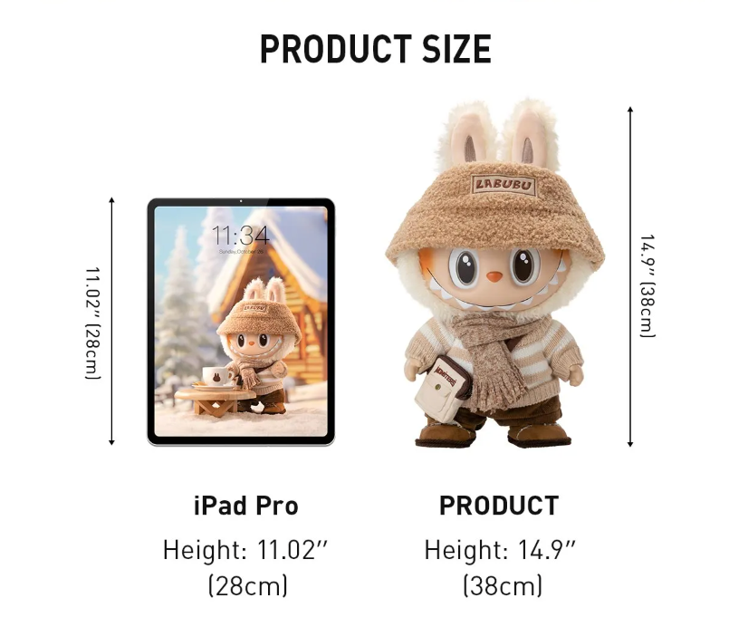 THE MONSTERS - DRESS BE LATTE Vinyl Plush Doll - LIMITED ITEM