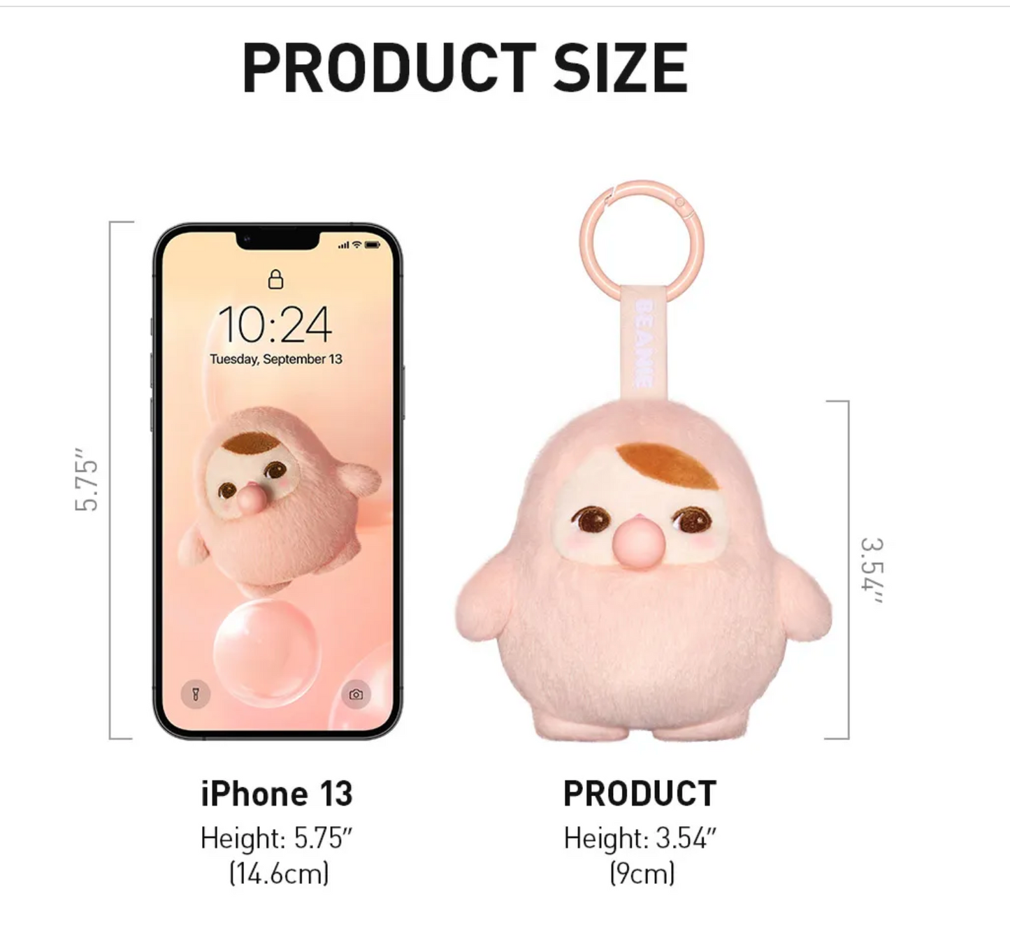 PUCKY BEANIE BUBBLE UP SERIES - Plush Pendant - Let's bubble - Secret Edition