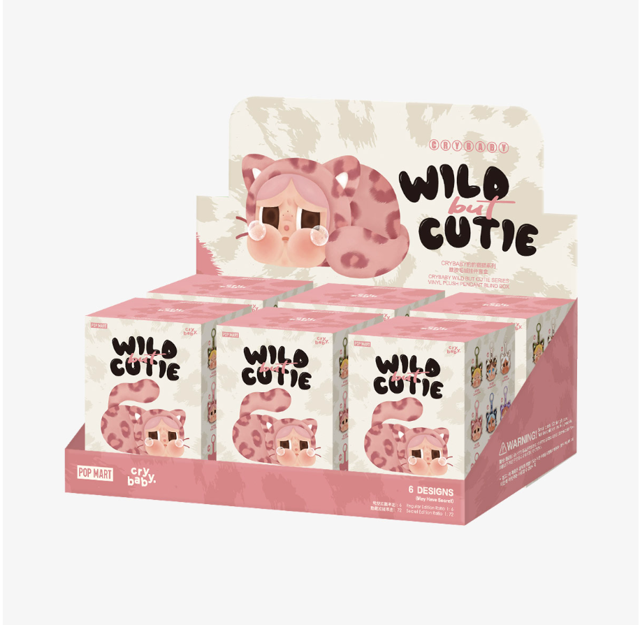 CRYBABY Wild but Cutie Series - Vinyl Plush Pendant - VANILLA CUTIE