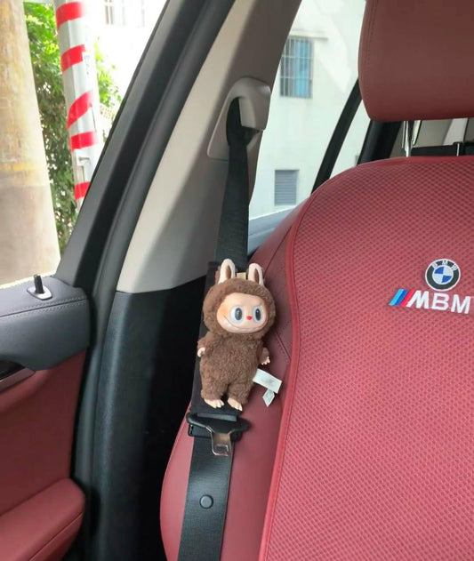 Labubu car seatbelt strape