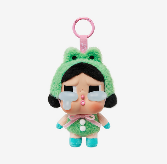 CRYBABY Crying Again Series-Vinyl Face Plush Pendant - What a frog