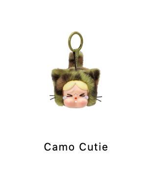 CRYBABY Wild but Cutie Series - Vinyl Plush Pendant - CAMO CUTIE